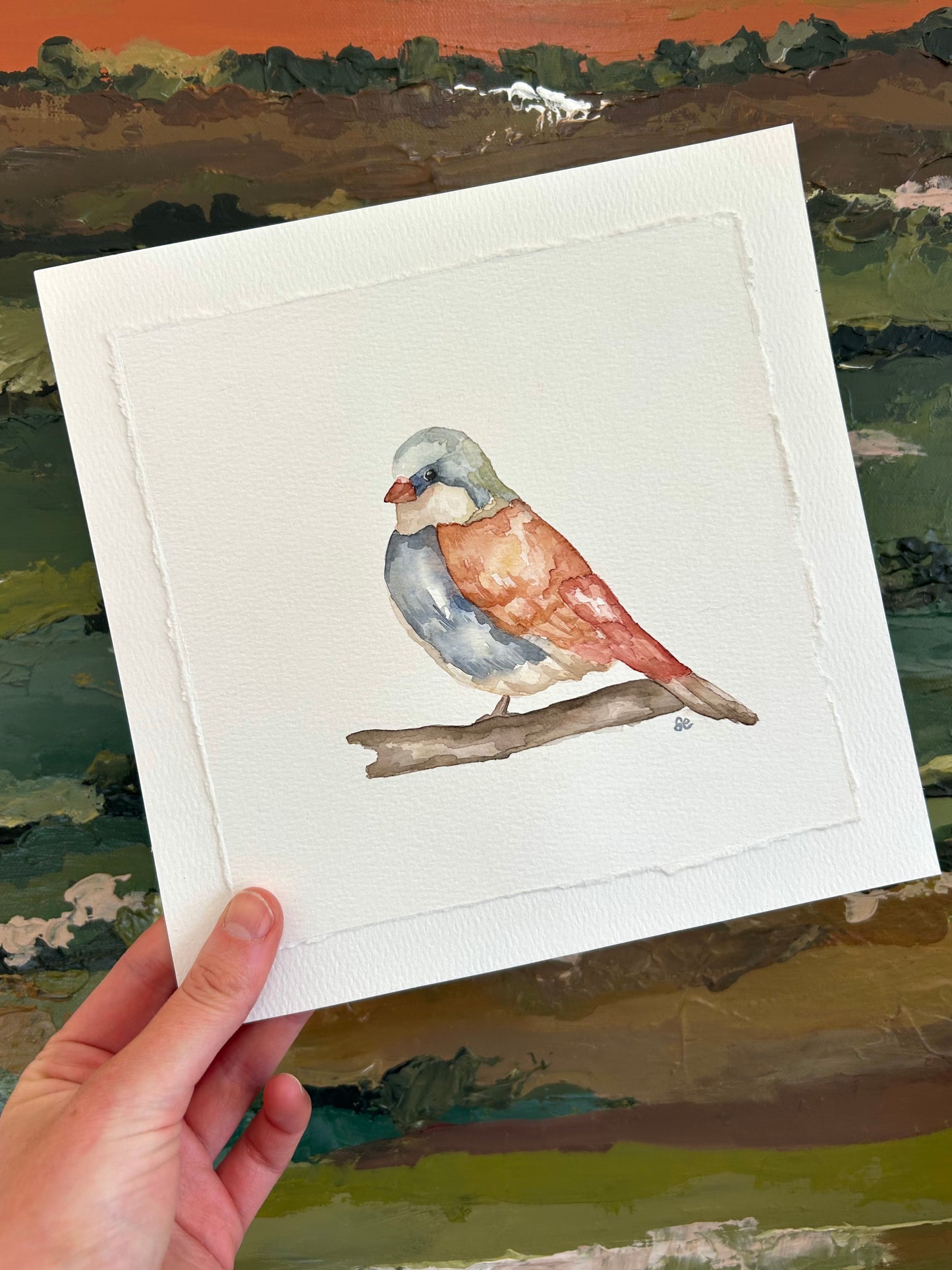 ‘Little Finch’ Watercolour