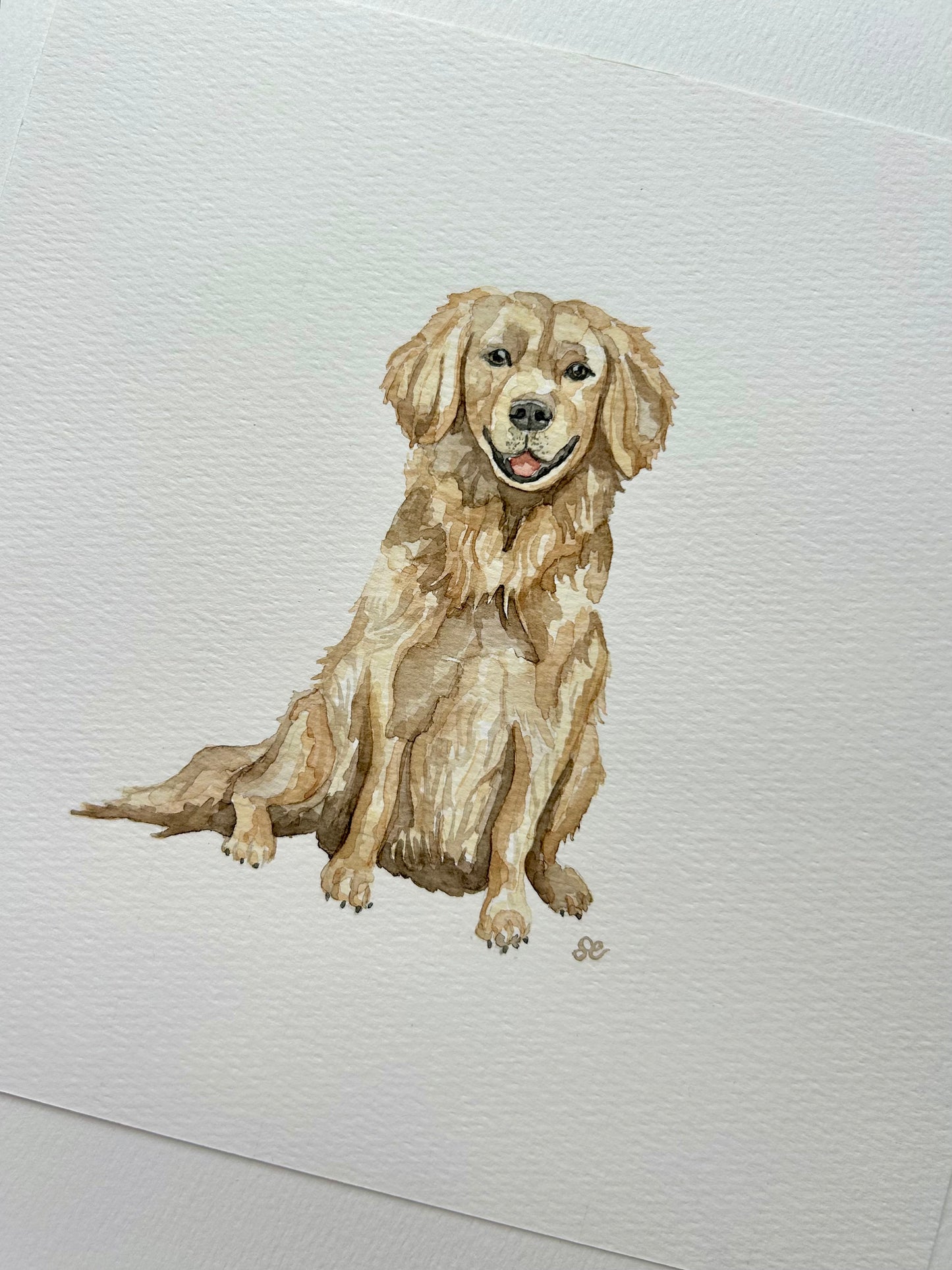 ‘Golden Retriever’ Watercolour
