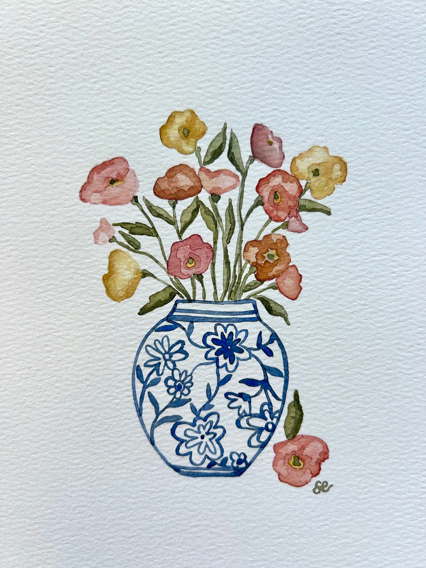 ‘Morning Delight’ Watercolour