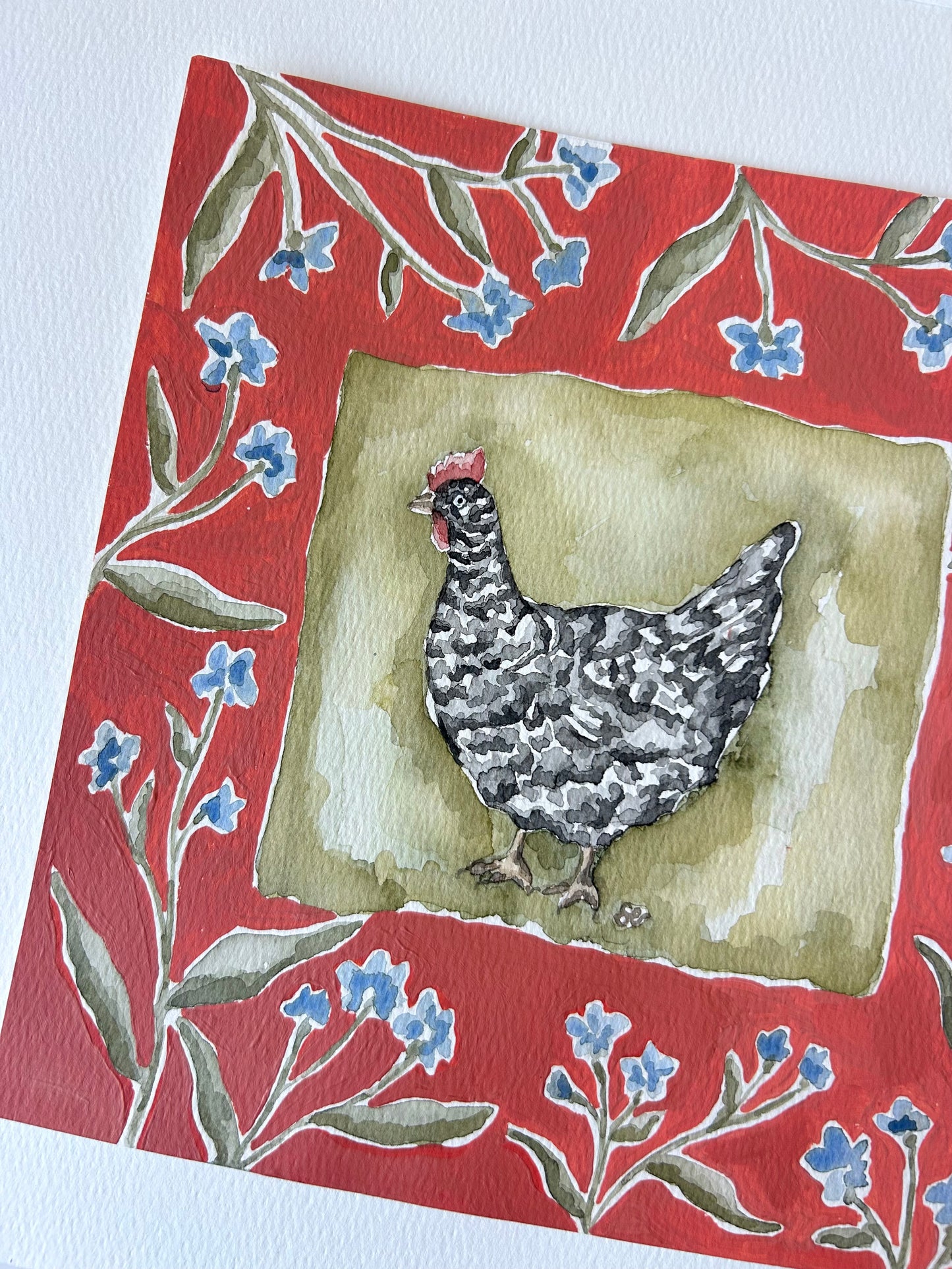‘Little Chook’ Watercolour