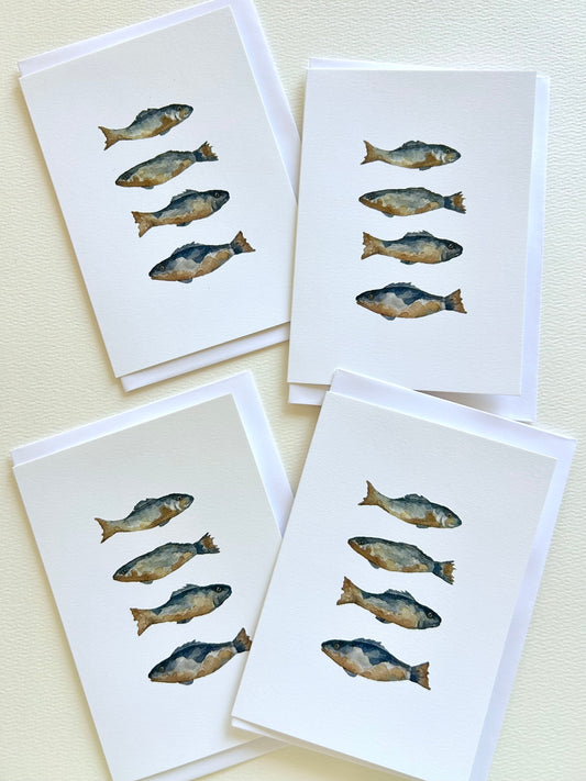 ‘Four Fish’ Card Pack