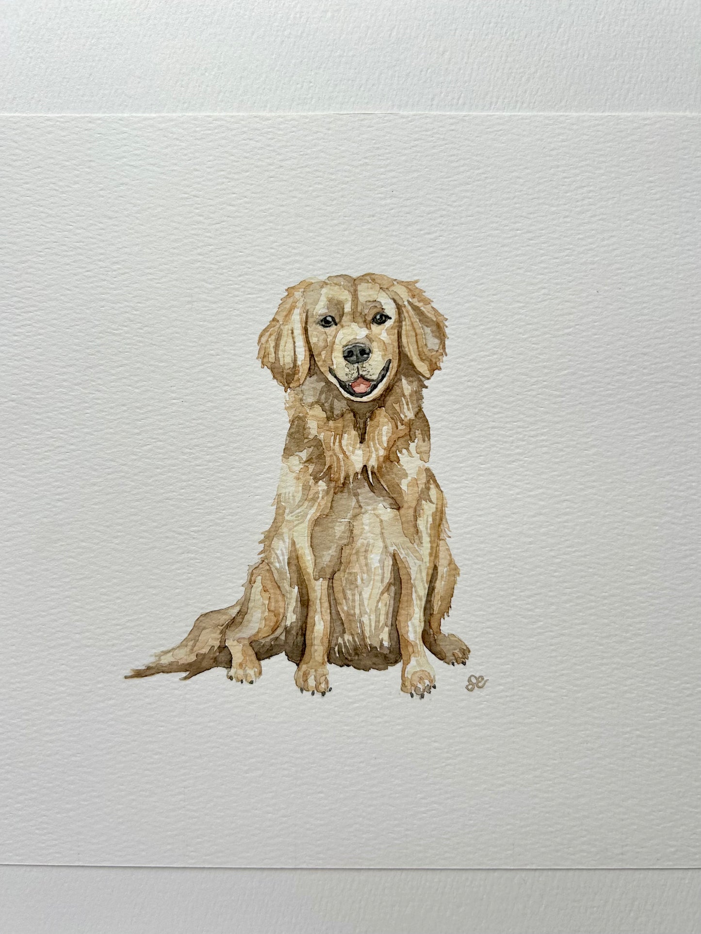 ‘Golden Retriever’ Watercolour