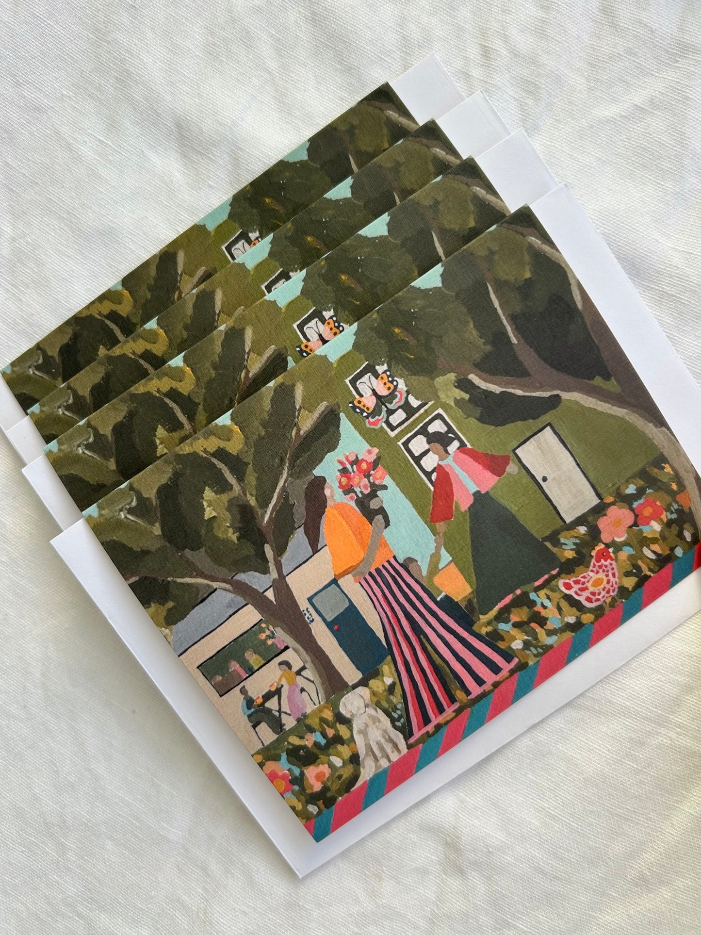 'Coffee & Flowers' Card Pack